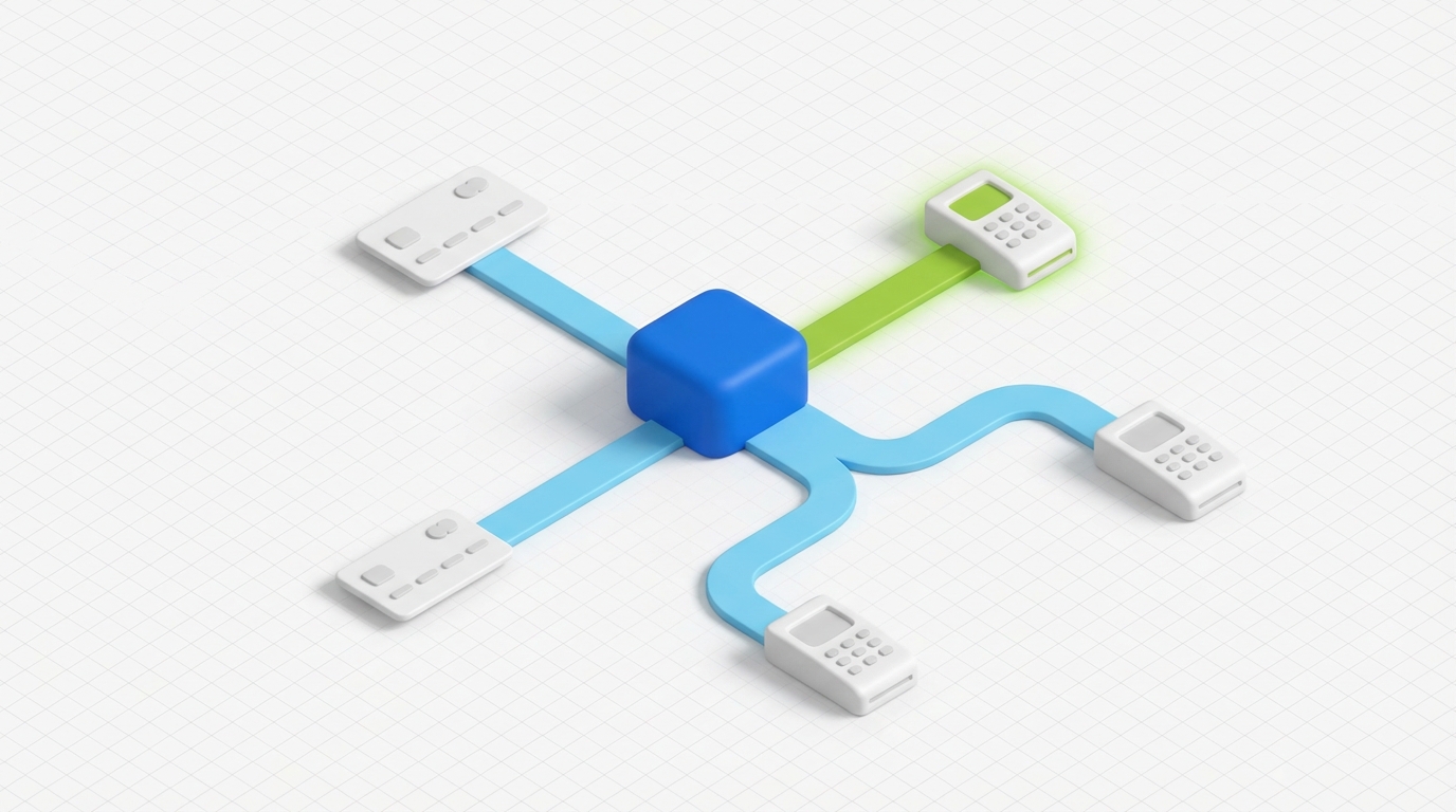 Ödeme orkestrasyonu nedir? Bu infografik, birden fazla sanal POS'u tek merkezden yönetmenin avantajlarını ve sürecini görsel olarak açıklıyor. Ödeme akışını kolaylaştırın ve verimliliği artırın.