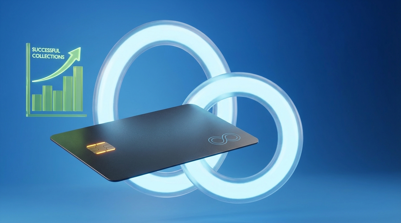 Düzenli tahsilat modeli blog yazısı için soyut 3D banner. Otomatik ödeme sistemleri ve yinelenen ödeme çözümleri hakkında bilgi edinin. Kolay ve güvenli tahsilat yöntemleri.
