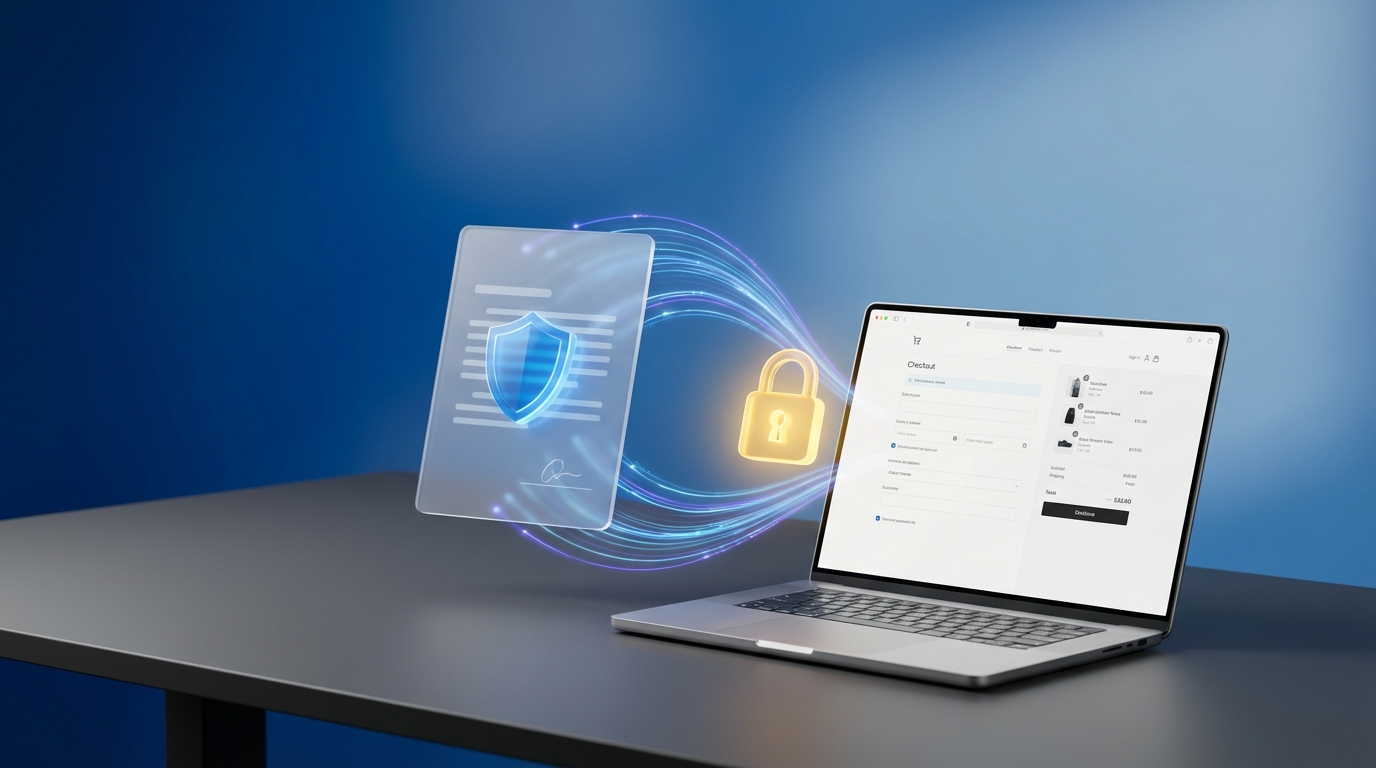 Mesafeli satış sözleşmesi ve sanal POS entegrasyonu için soyut 3D banner. Online ödeme sistemleri ve e-ticaret çözümleri hakkında bilgi alın. Güvenli ödeme altyapısı.