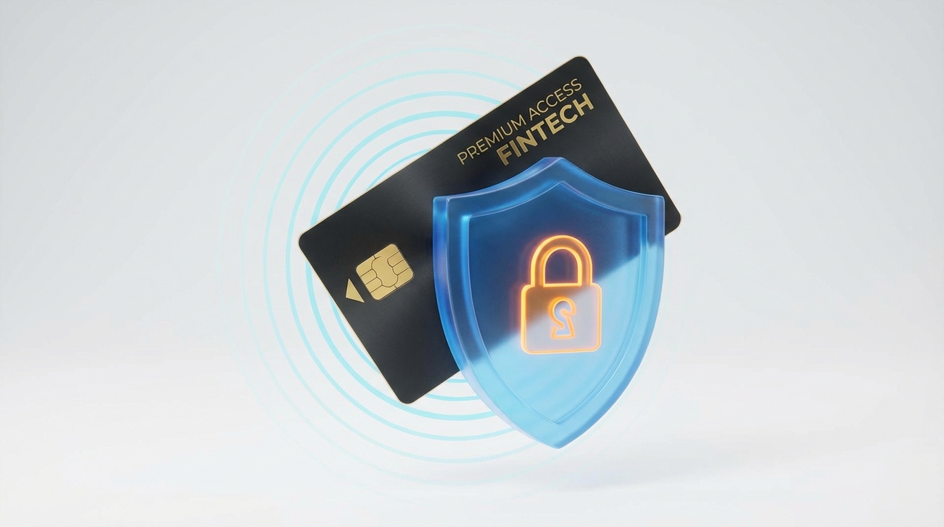 PCI DSS uyumluluğu ve veri güvenliği standartları konulu blog yazısı için soyut 3D görsel. Ödeme sistemlerinde güvenliği ve uyumluluğu temsil eden modern tasarım.