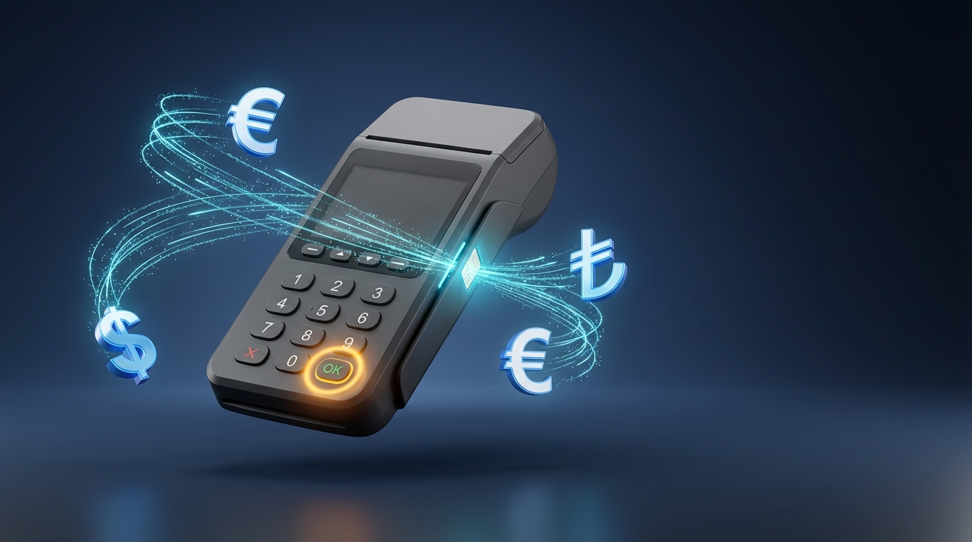 Otel ve konaklama sektöründe dövizli POS çözümleri hakkında bilgi alın. Döviz kuru riskini yönetin ve uluslararası müşterilerden kolayca ödeme alın. POS sistemleri ve avantajları.